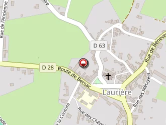 Carte de Chez Sylvain à Laurière