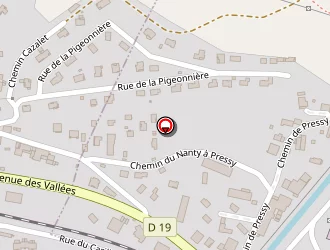 Carte de Edf Centrale Hydroélectrique De Pressy à Cluses