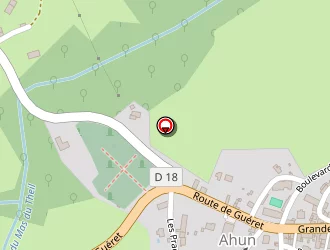 Carte de La Poste à Ahun