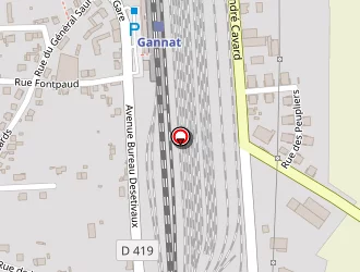 Carte de Gérard Guy à Gannat