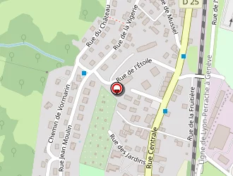 Carte de Emmaüs à Bellegarde-sur-valserine