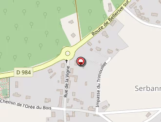 Carte de Jolnerovski Alexandre à Serbannes