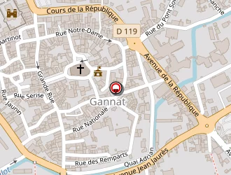 Carte de Gannat'tel à Gannat