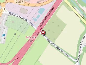 Carte de Serre Marius à Belleville