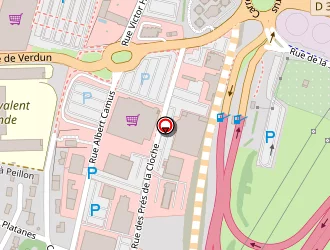 Carte de Chauss Expo à Belleville