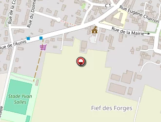 Carte de Stade Yvan Salles à Forges