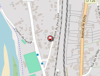 Carte de Claude Courtinat à Abrest