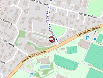 Carte de Piscine Intercommunale à Belleville