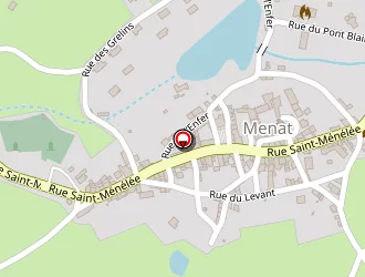 Carte de Kalou Coif à Menat