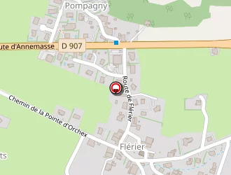 Carte de La Crémaillère à Taninges