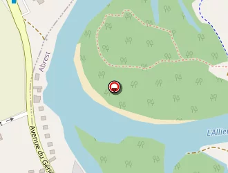 Carte de La Promenade à Abrest