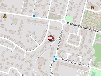 Carte de Ad Coiffure à Belleville