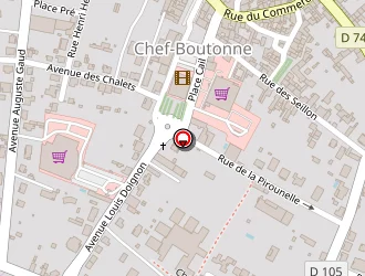 Carte de Carre Bleu à Chef-boutonne