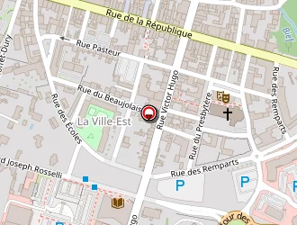 Carte de La Palmeraie à Belleville