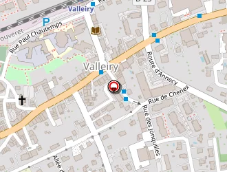 Carte de Perraudin à Valleiry