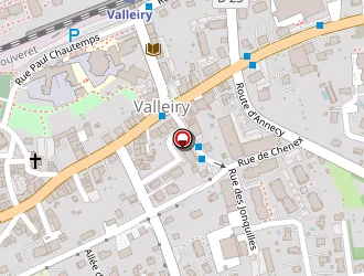 Carte de Café Du Rhône à Valleiry