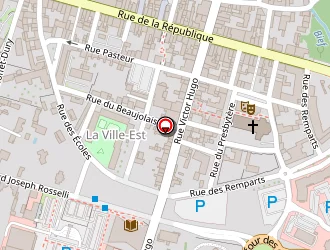 Carte de Foyer De Vie Le Pré Vert (apajh 69) à Belleville