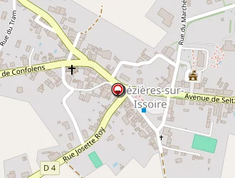 Carte de Ecole Primaire Publique Commune De Val D Issoire à Mézières-sur-issoire