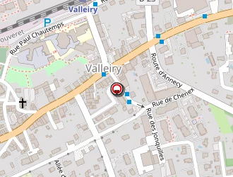 Carte de Baleora Institut à Valleiry