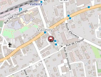 Carte de A Fleur De Peau à Valleiry