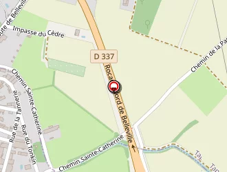 Carte de Madice à Belleville