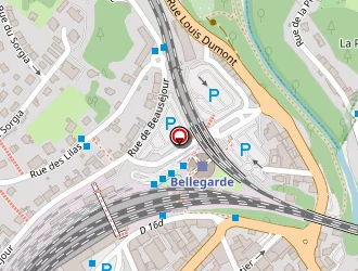 Carte de Faure Tourisme à Bellegarde-sur-valserine