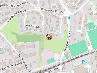 Carte de Espace Albert Fol à Valleiry