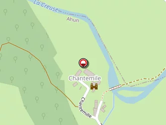 Carte de Site De Peche à Ahun