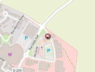 Carte de Centre Leclerc à Surgères