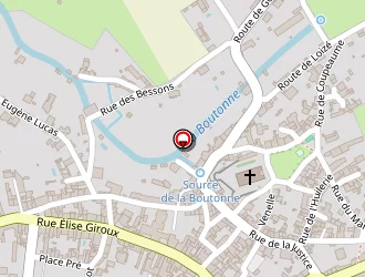 Carte de La Poste à Chef-boutonne