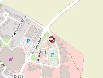 Carte de Centre E-leclerc à Surgères