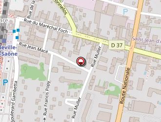 Carte de Ecoles Elémentaires Et Maternelles à Belleville