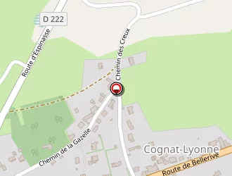 Carte de Lopes à Cognat-lyonne