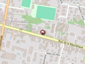 Carte de Catherine Falchero à Belleville