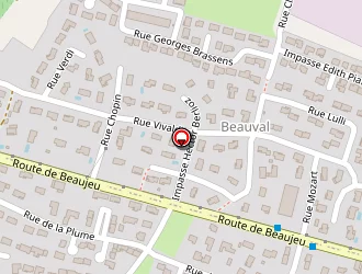 Carte de Charvet General Electric à Belleville