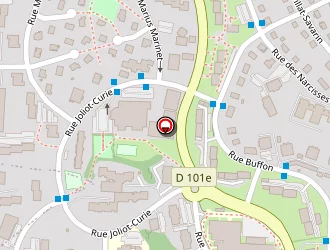 Carte de Complexe Sportif Antoine Jacquet à Bellegarde-sur-valserine