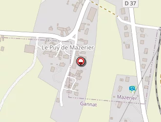 Carte de Van Uxen à Gannat