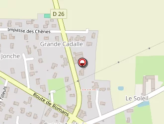 Carte de Mauras à Saint-andré-le-bouchoux