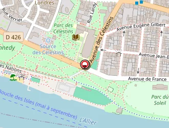 Carte de Bernard Guilhot à Vichy