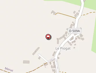 Carte de Boulodrome à Menat