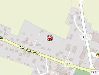 Carte de Court De Tennis à Chizé