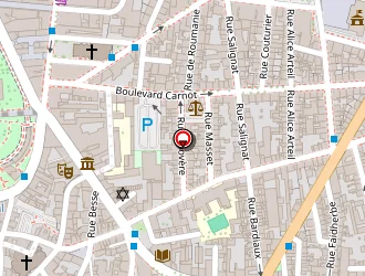 Carte de Le Quartier Latin à Vichy