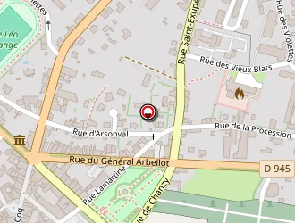 Carte de Pôle Emploi Bellac à Bellac