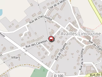 Carte de Mj à Availles-limouzine