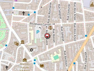 Carte de La Vie Chic à Vichy