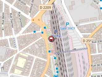 Carte de Carrias à Vichy