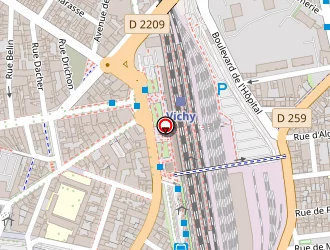 Carte de Euro Bati à Vichy