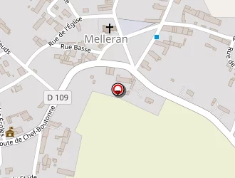 Carte de Stade Municipal à Melleran