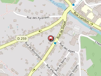 Carte de Pole Construction à Cusset