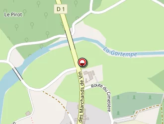 Carte de Sentier De Randonnees à Rancon